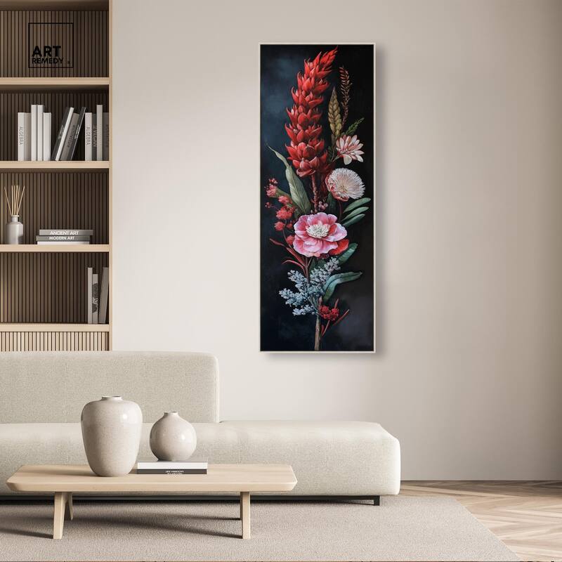 Botanical Rhapsody I Panoramic Canvas by Art Remedy