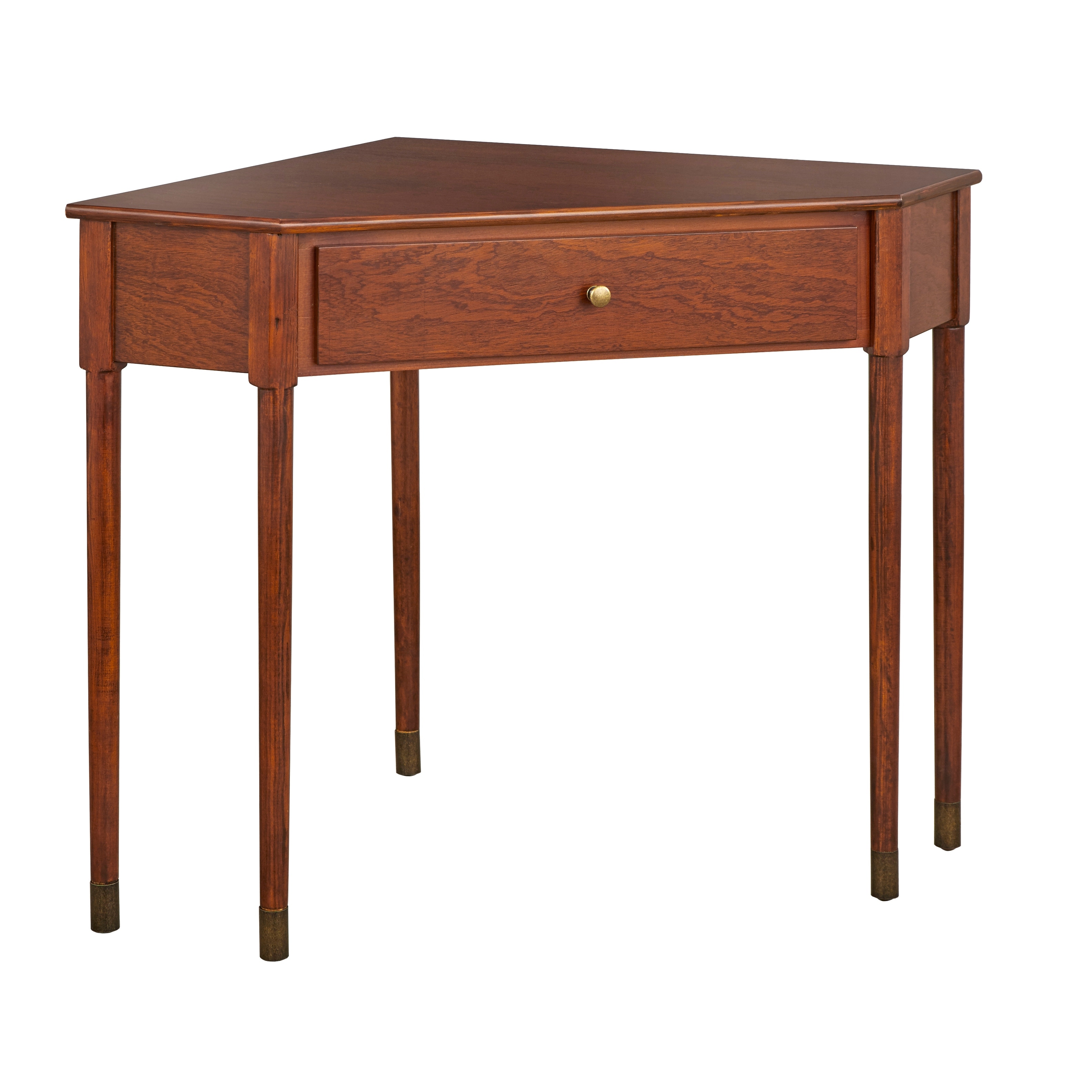 Lifestorey Mesa Mid-Century Corner Desk - White