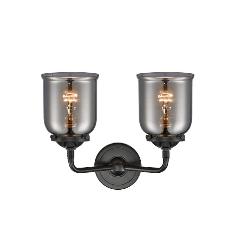 Innovations Lighting Small Bell 2 Light 13" Wide Bathroom Vanity Light