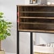 preview thumbnail 19 of 20, Kitchen Sideboard Buffet Cabinet with Adjustable Shelves Console Table