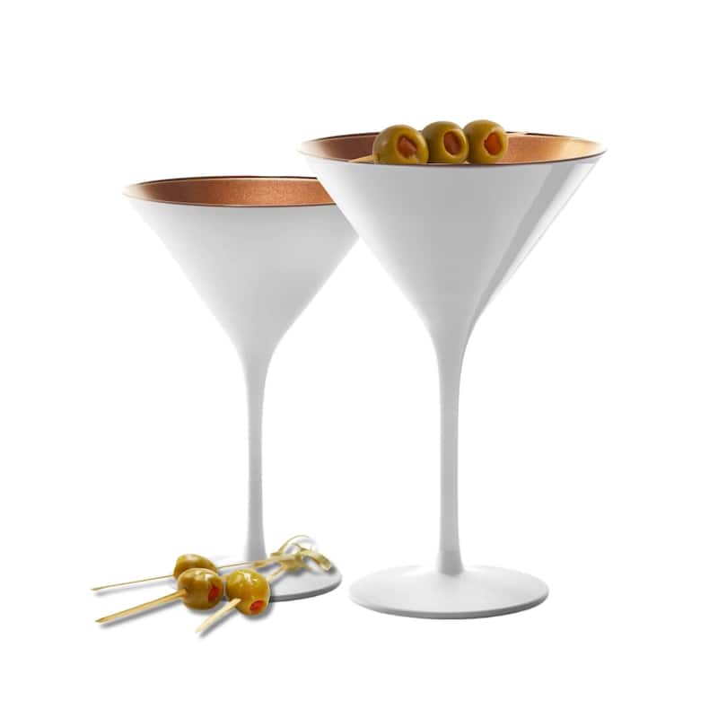 Stolzle Lausitz Set of 6 Olympia Martini Glasses - 8 Oz