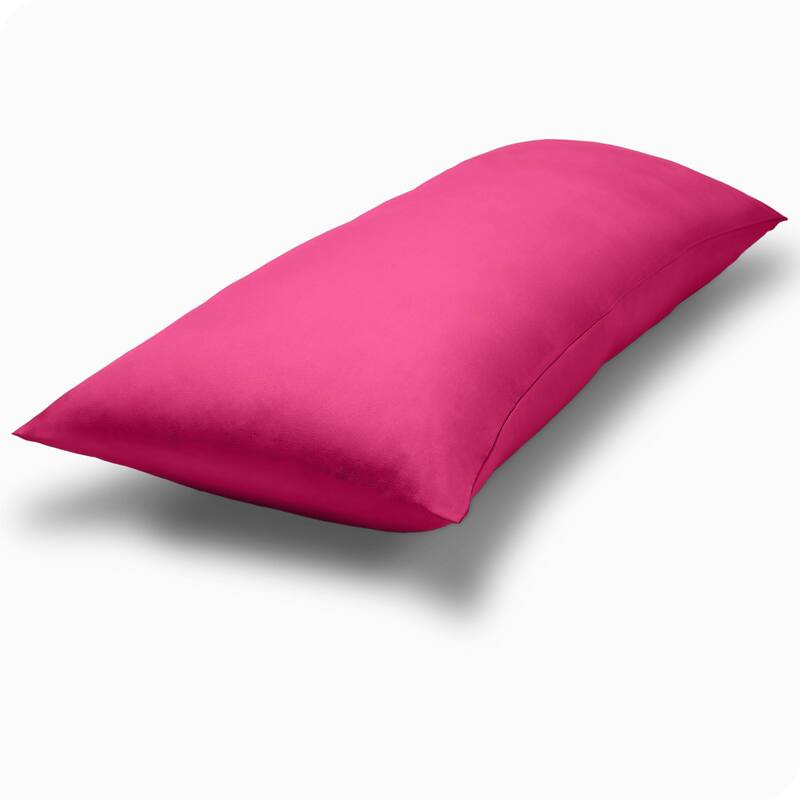 Bare Home Microfiber Body Pillow Cover with Zipper Closure