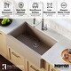 preview thumbnail 48 of 49, Karran 34" Undermount Large Single Bowl Quartz Farmhouse Workstation Kitchen Sink