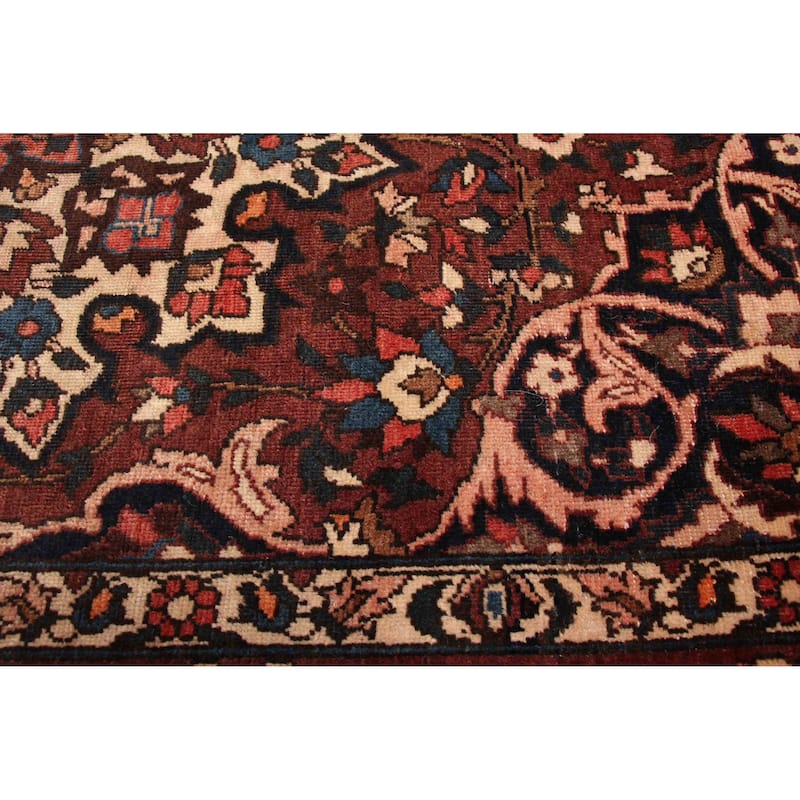 ECARPETGALLERY Hand-knotted Kayseri Vintage Brown Wool Rug - 4'6 x 6'11