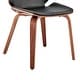 preview thumbnail 7 of 62, Brinley Walnut or Black Wood Upholstered Dining Chair