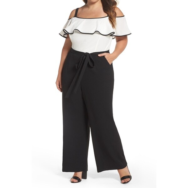 eliza j white jumpsuit