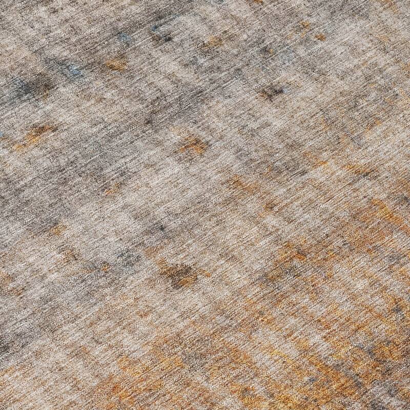 Machine Washable Indoor/ Outdoor Ombre Stripes Chantille Rug