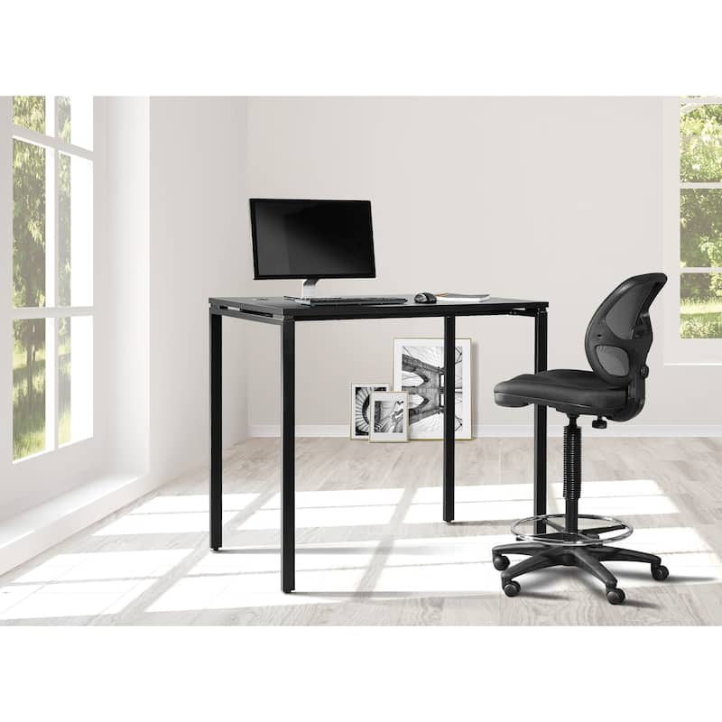 42" High Writing Desk in Black or White
