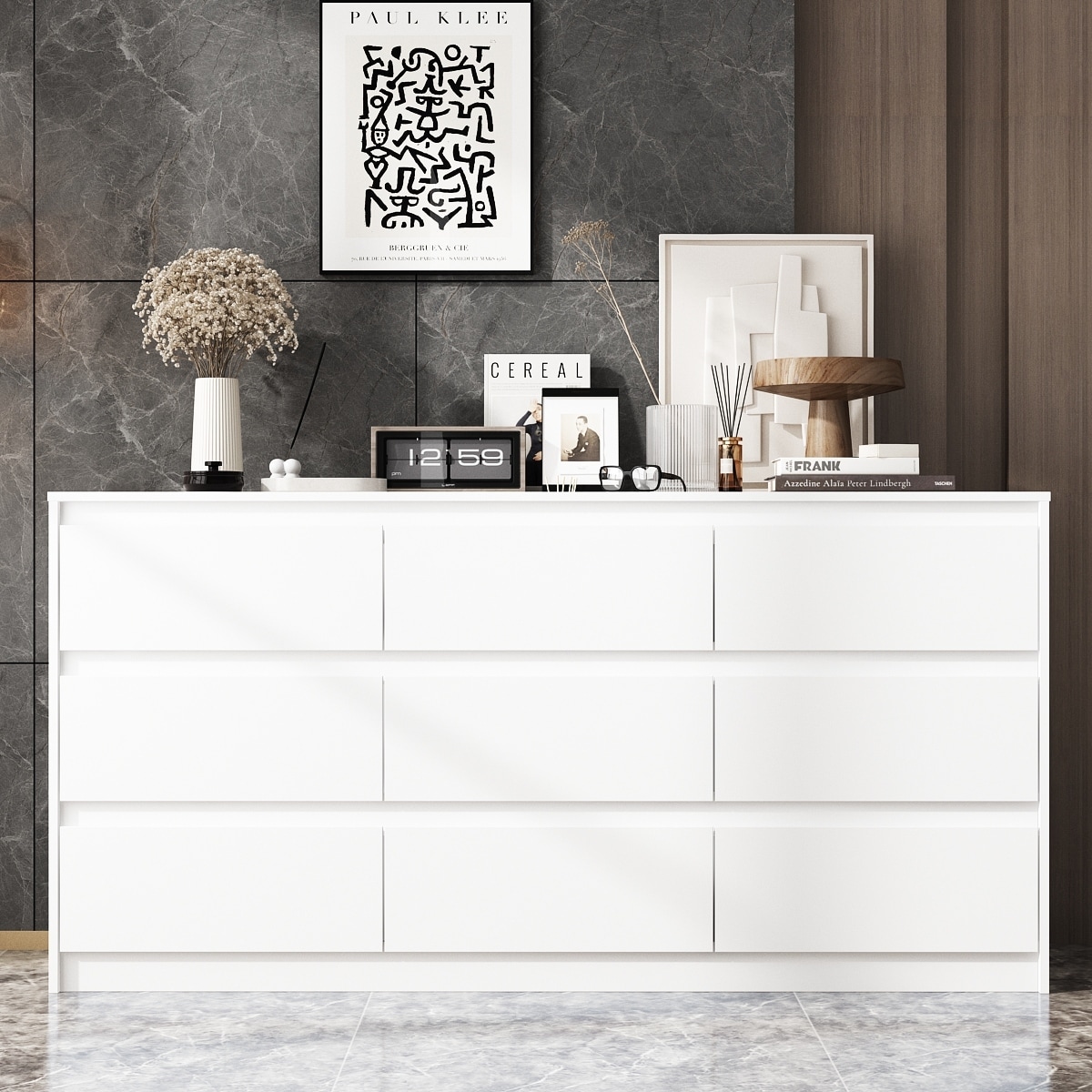 Madison Park Signature Victoria 4-drawer wood dresser (40")