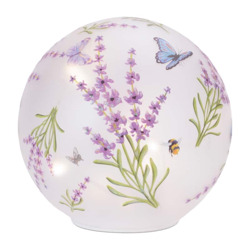 LED Floral and Butterfly Globe (Set of 3) - N/A