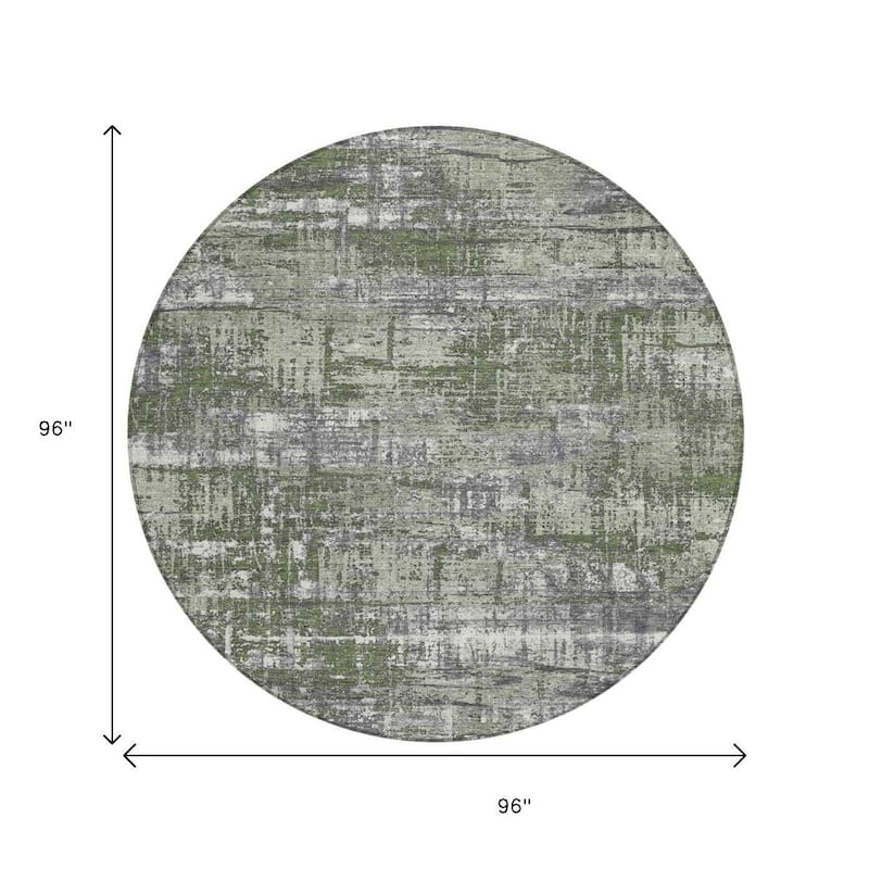 HomeRoots Geometric Transitional Rectangle Outdoor Rug