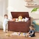 preview thumbnail 11 of 20, Multifunctional Storage Wooden Toy Storage Box with Flip-Top Lid and Safety Hinge Perfect for Any Room