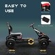 preview thumbnail 5 of 5, Kids Pedal Go Kart, Outdoor Ride on Toys with Adjustable Seat, Sharp Handling, Handbrake