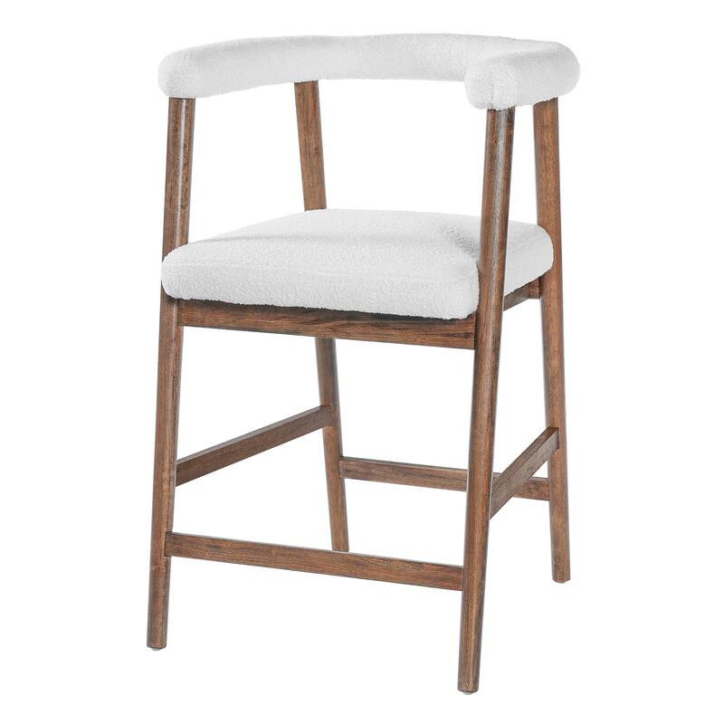 Christopher Knight Home - Modern Wooden Bar Stools with Back - Set of 2