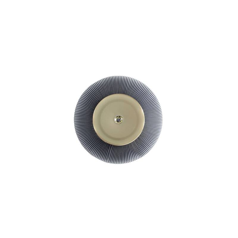 Manhattan Comfort Modern Anderson Ceramic Gold Table Set