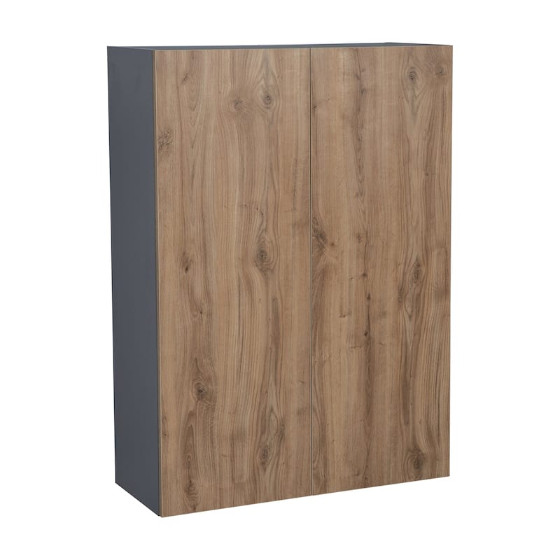36" x 42" Wall Cabinet-Double Door-Grey - 36 x 42 x 12 - Brown