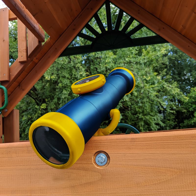 Swing-N-Slide Telescope with Working Compass