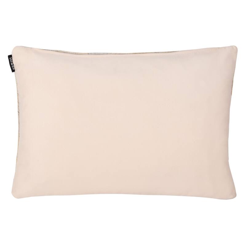 SAFAVIEH Elmyra 14 x 20-inch Marley White Rectangular Decorative Pillow (Set of 2)