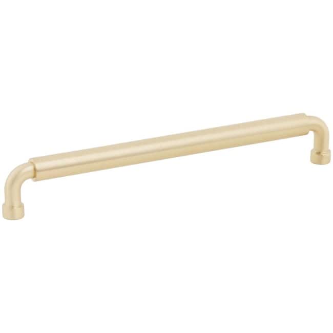 Schaub and Company 211089 NOHO 8" Center to Center Luxury Solid Metal - Satin Brass