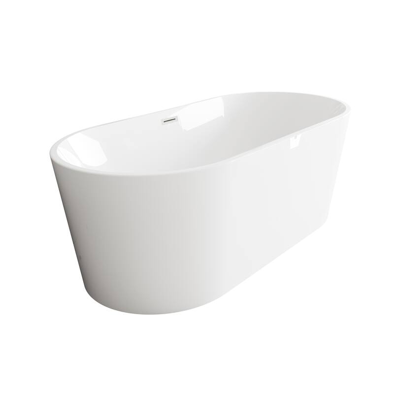Melisande Bathtub in Glossy White