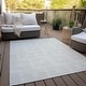 Machine Washable Indoor/ Outdoor Chantille Modern Houndstooth Rug - Bed ...
