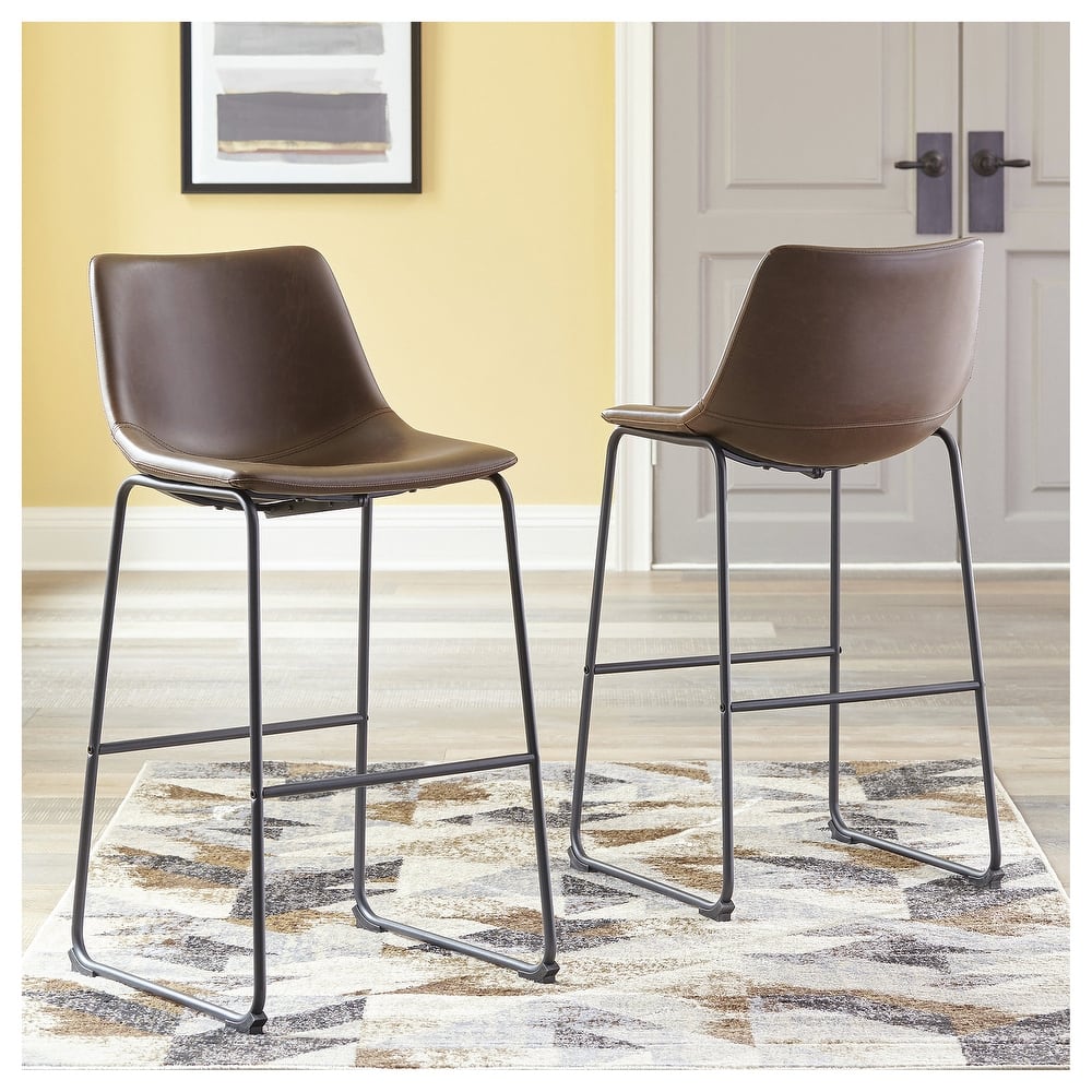 Signature Design by Ashley Centiar Counter Height Bar Stool (Set of 2)