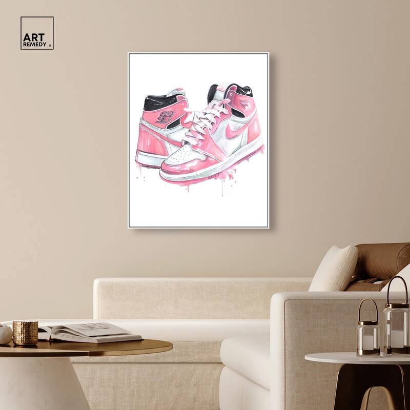 Doll Memories - Walk in Pink Canvas by Art Remedy