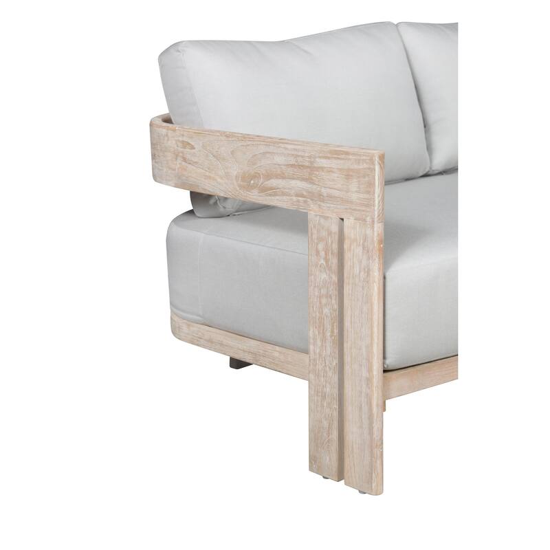 Paradiso Teak Wood Sofa Natural Look
