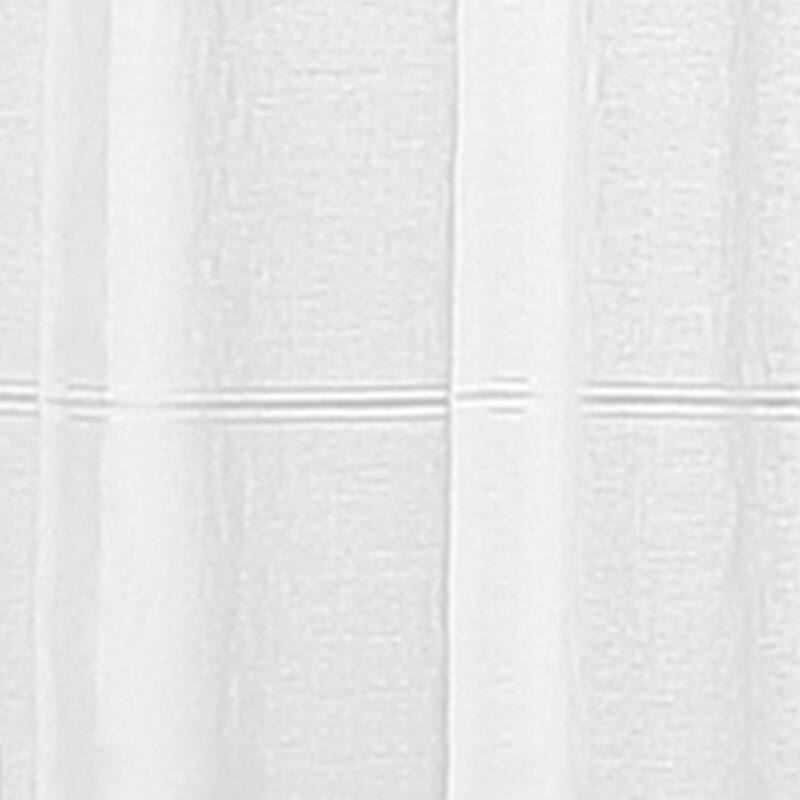 Martha Stewart Delicate Stripe Sheer Rod Pocket Window Curtain Panel Pair