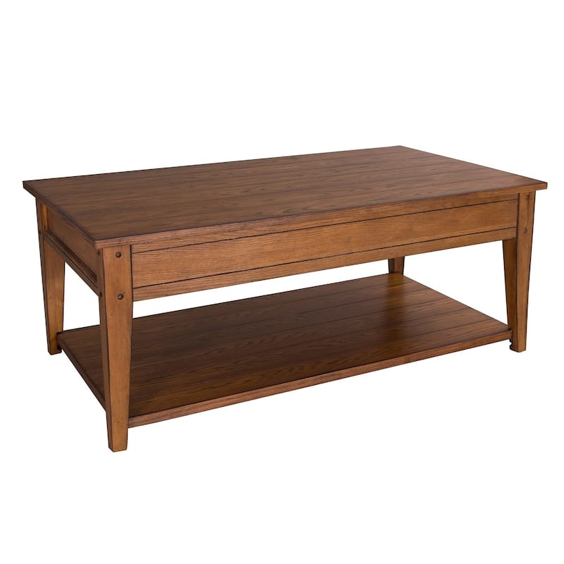 Lake House Oak Lift Top Cocktail Table