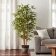 preview thumbnail 1 of 2, Pure Garden Faux Potted 6-foot Indoor Bamboo Plant