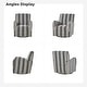 preview thumbnail 7 of 31, HULALA HOME Pancy Traditional Swivel Armchair with Jacobean Strip Pattern Set of 2