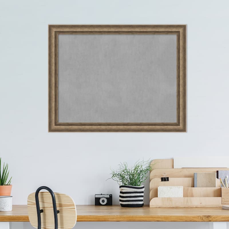 Amanti Art Angled Bronze Framed Magnetic Board