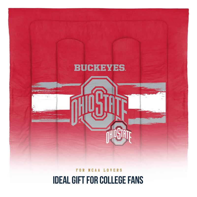 NCAA Ohio State Buckeyes Officially Licenced Comforter & Sham set
