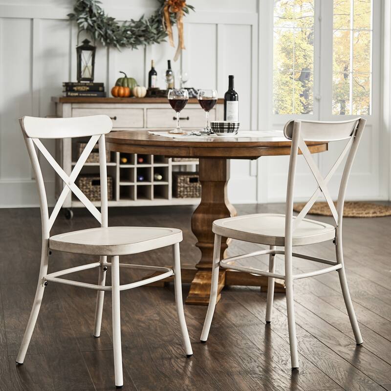 Pompey Metal Dining Chairs (Set of 2) by iNSPIRE Q Classic