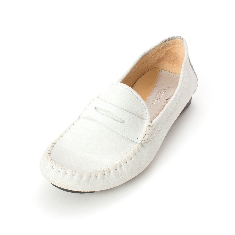 Minor Womens Cameo Leather Round Toe Loafers P.W