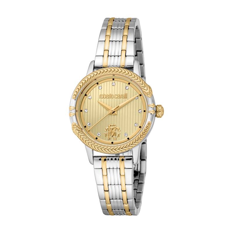 Roberto Cavalli Women RC5L094M0085 Quartz Watch - Two-Tone