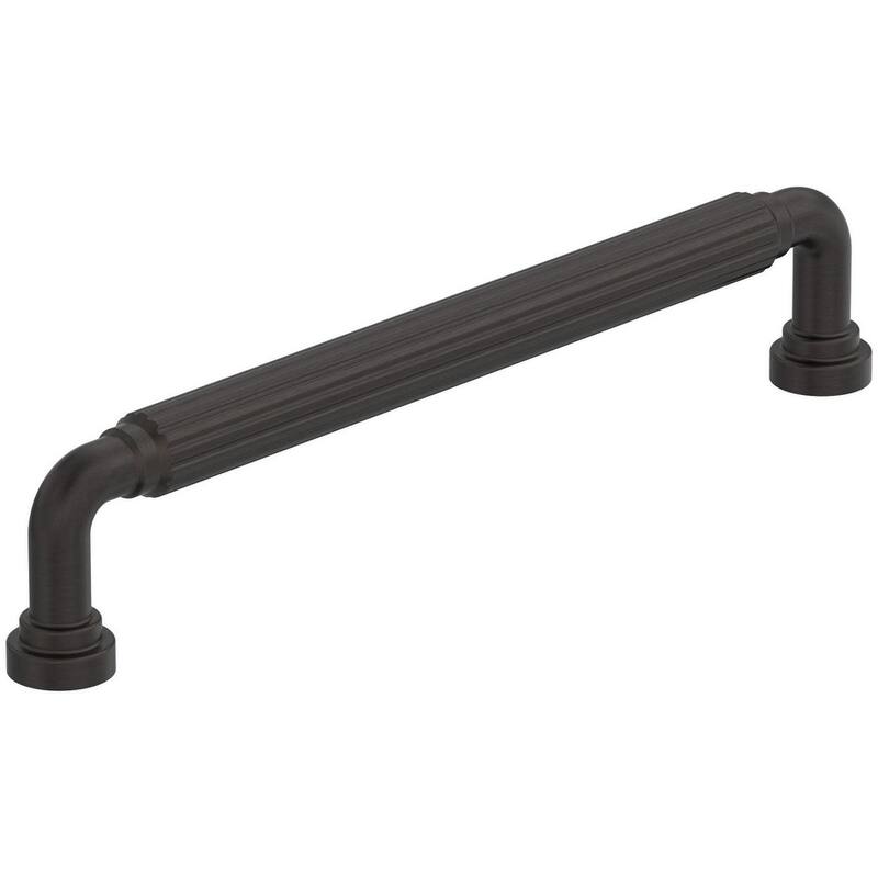Amerock BP37704 Cowrie 6-5/16" Center to Center Fluted Handle Cabinet - Oil Rubbed Bronze
