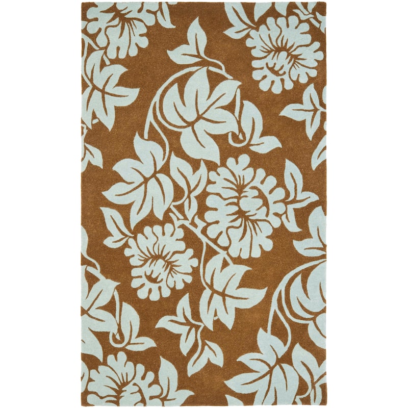SAFAVIEH Handmade Soho Kassie Floral N.Z. Wool Rug