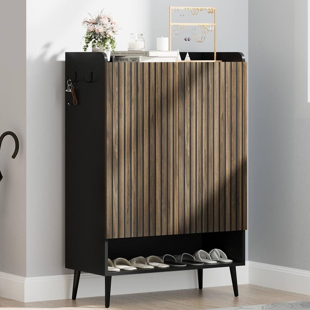 6-Tier Shoe Cabinet Organizer for Hallway, Entryway, Living Room