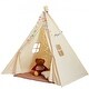 preview thumbnail 1 of 9, Kids Play Tent with Mat and Lamp Indoor Outdoor Tent for Toddlers - 46.5 x 46.5 x 56.3 in