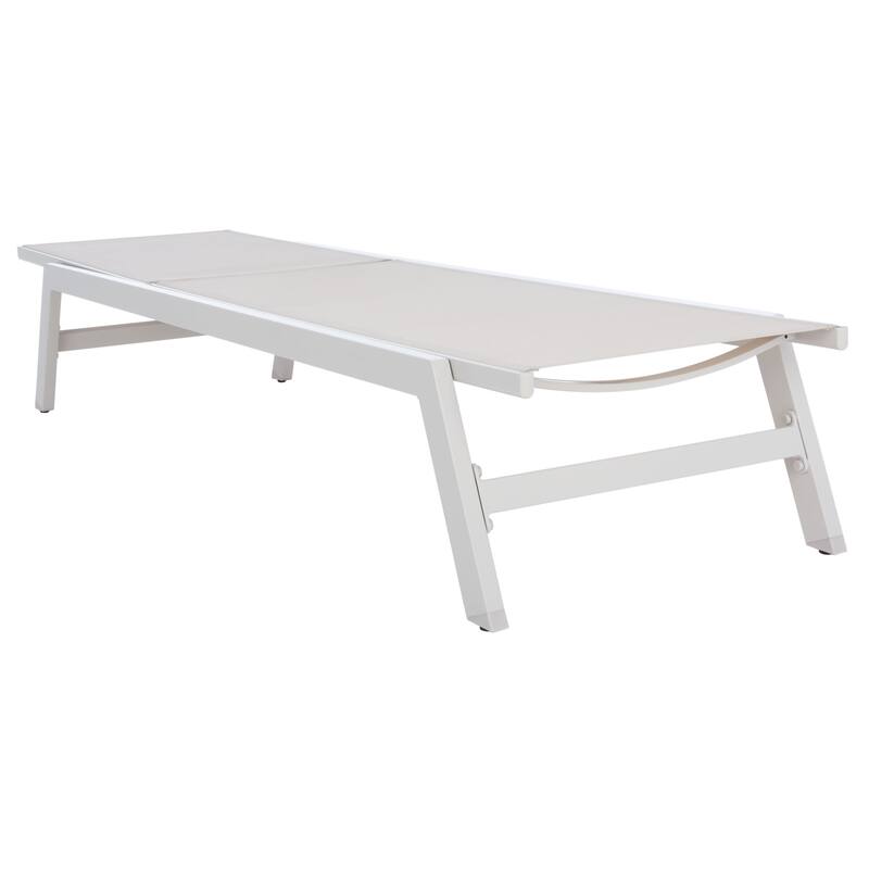 SAFAVIEH Outdoor Jaylah Chaise Lounge Chair - 74Wx23Dx14H