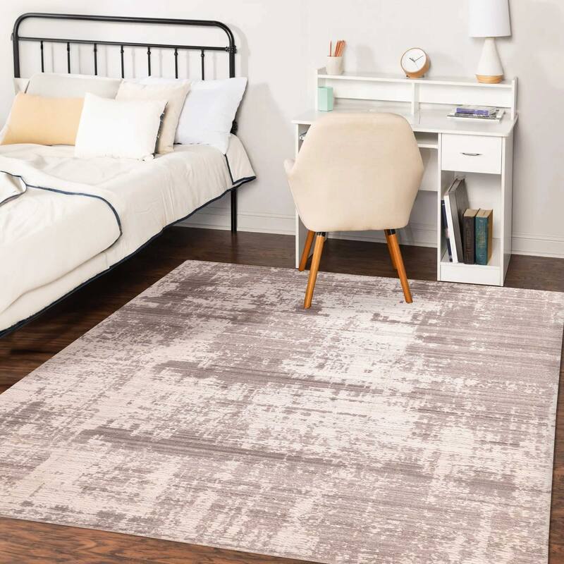 ECARPETGALLERY Hand Loomed Elysian Dark Grey Wool Rug - 10'0 x 9'11