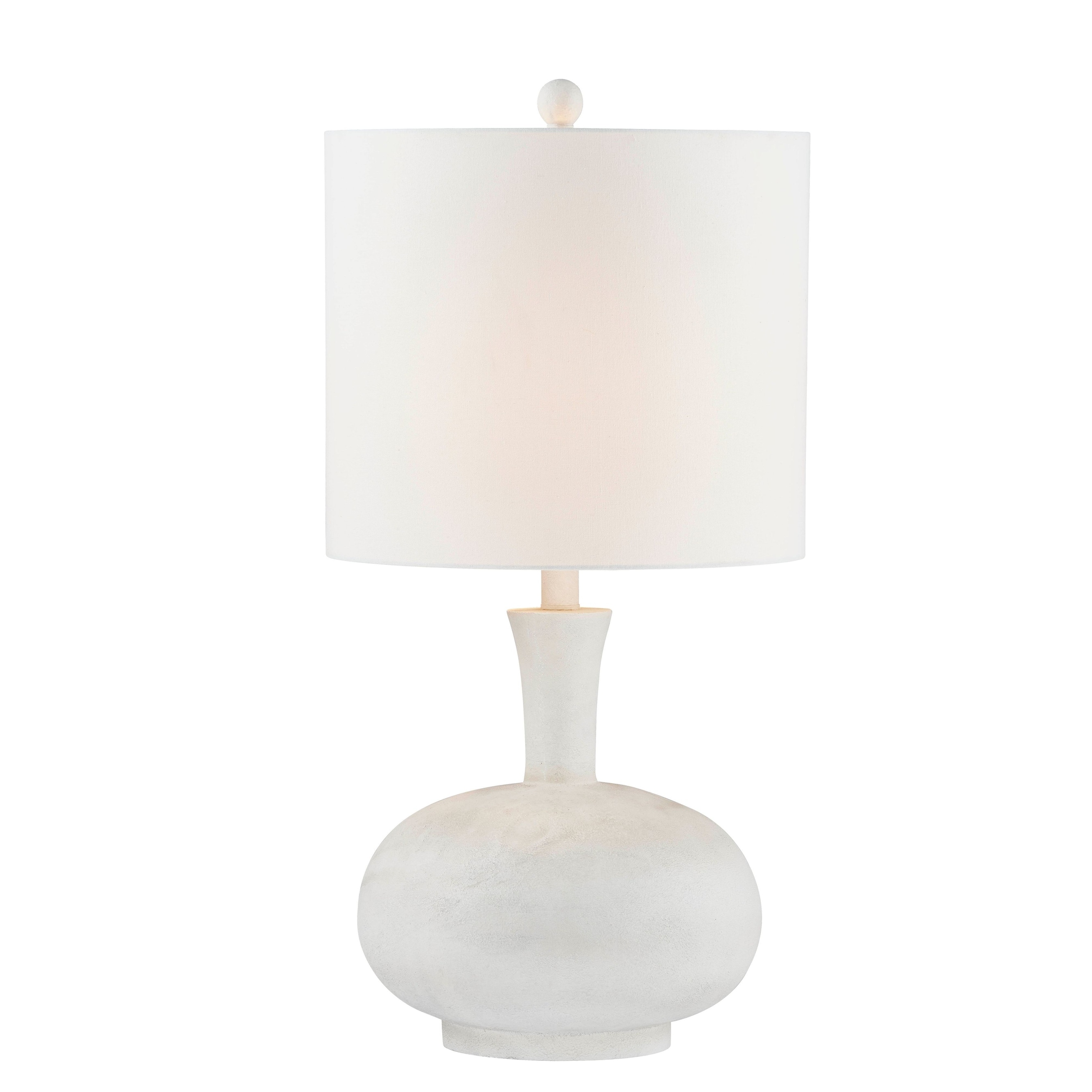Ashlen 32" Table Lamp with Linen Shade, Off-White