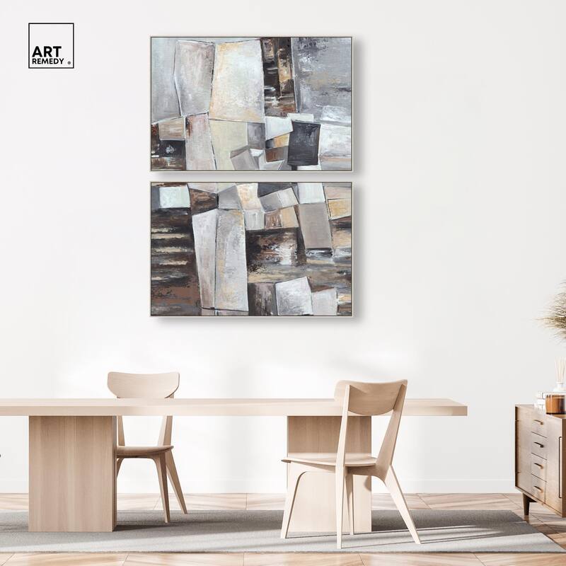 Inside the Future Canvas Set of 2 by Art Remedy