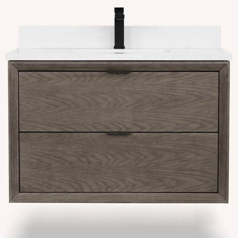 Legion Furniture WH25 Solid Wood Contemporary Bathroom Vanity with 1" thick Artificial top