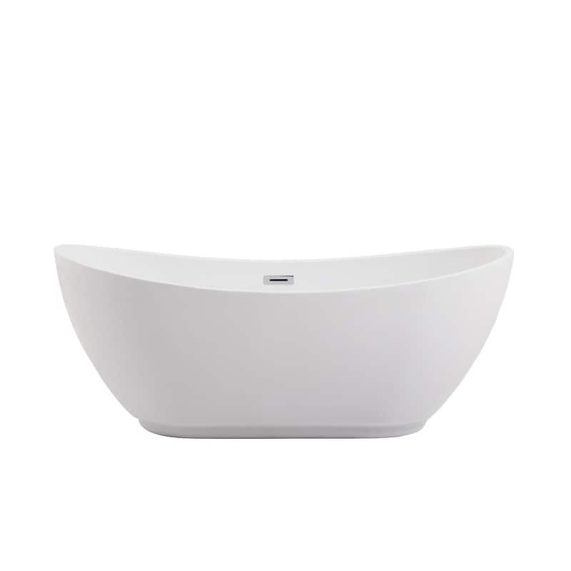 Irsa Soaking bathtub in glossy white