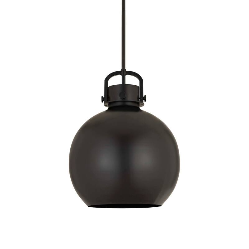 Innovations Lighting 410-1SL-20-14 Newton Sphere Pendant Newton Sphere - Matte Black / Matte Black