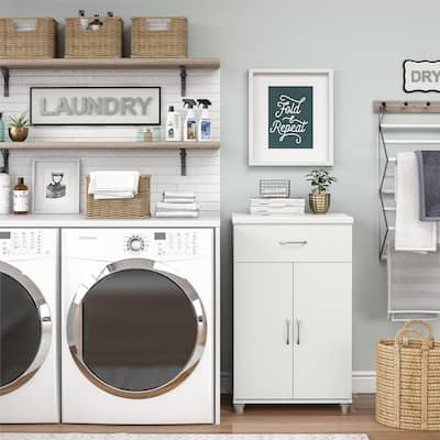 Systembuild Evolution Lonn 24 inch 1 Drawer/2 Door Base Storage Cabinet
