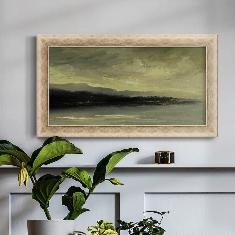 Coastal Dawn Premium Framed Canvas- Ready to Hang